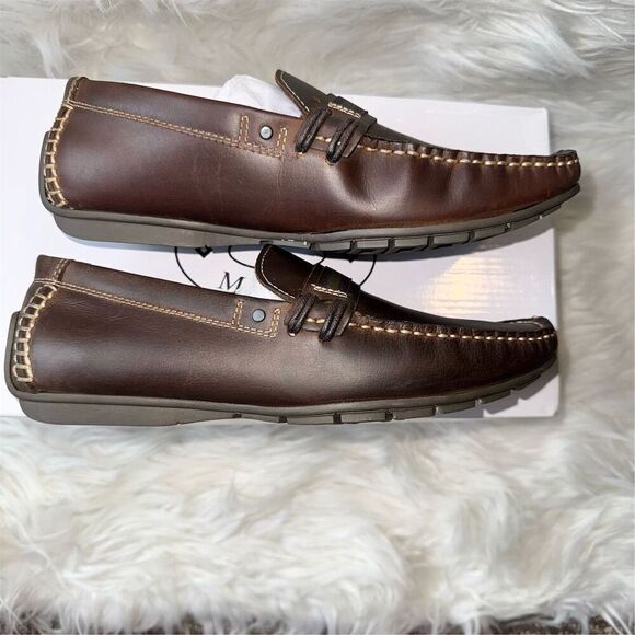 Steve‎ Madden Men\'s Grab Brown Leather Slip-On Driving Loafers Moccasin Size 7 main image 7